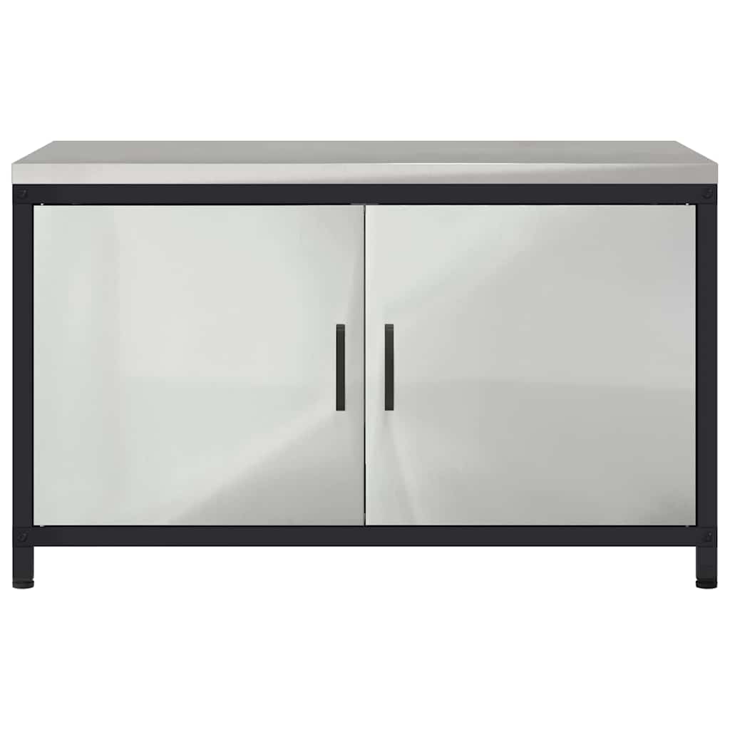 Meuble de rangement de cuisine Argenté Acier galvanisé