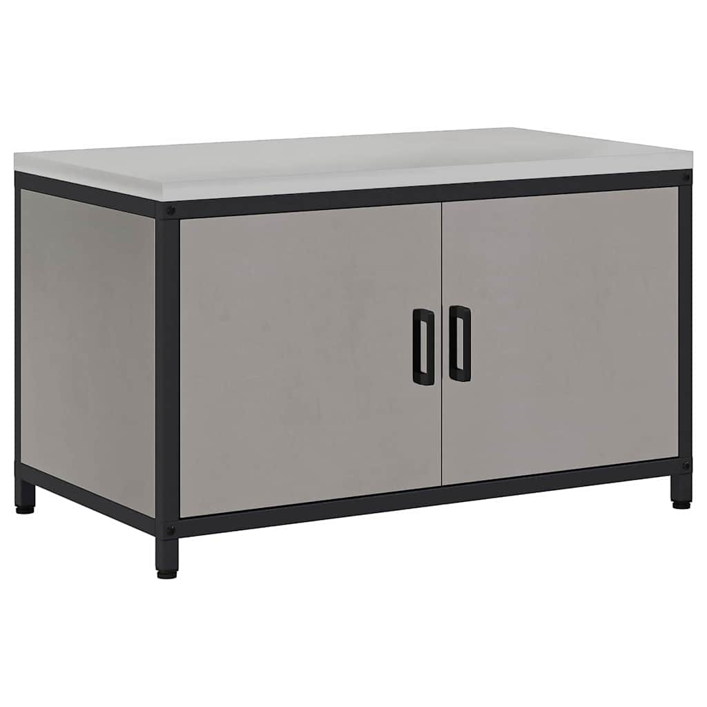 Meuble de rangement de cuisine avec étagère avec porte Rouillé