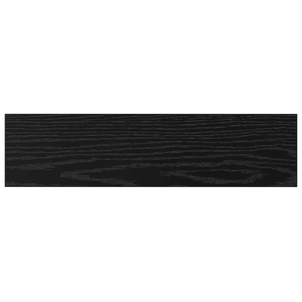 Étagère à livres 4 pcs Noir 40 x 10 x 1.5 cm Bois d'ingénierie