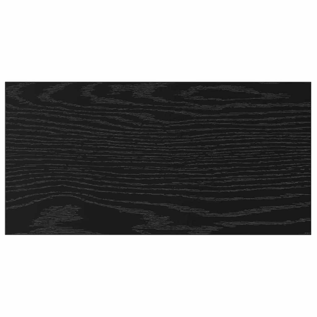 Étagère à livres 4 pcs Noir 40 x 20 x 1.5 cm Bois d'ingénierie