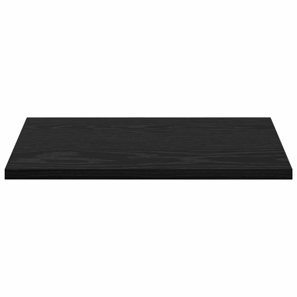 Étagère à livres 4 pcs Noir 40 x 30 x 1.5 cm Bois d'ingénierie