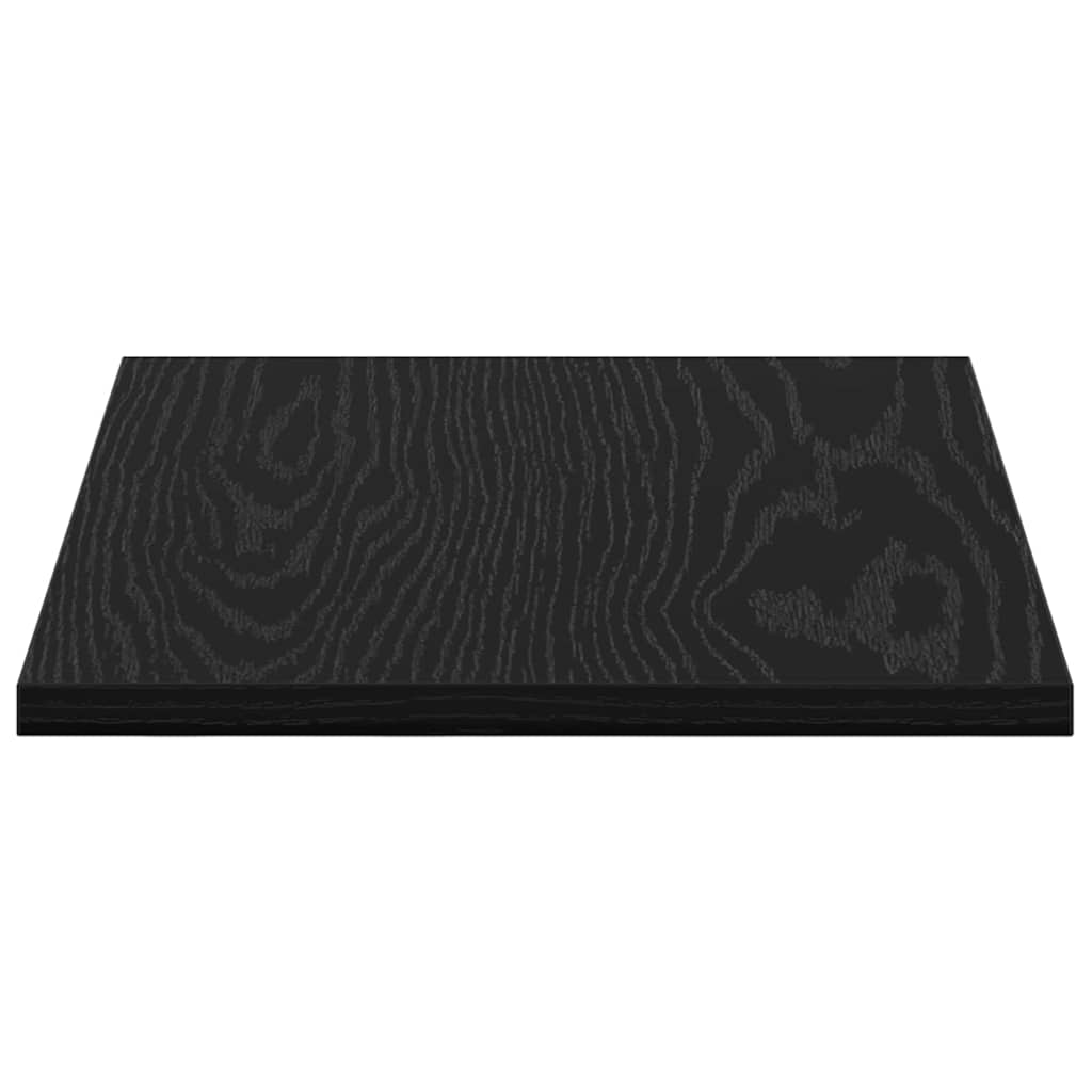 Étagère à livres 4 pcs Noir 40 x 30 x 1.5 cm Bois d'ingénierie