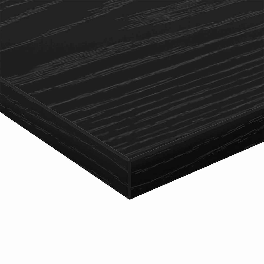 Étagère à livres 4 pcs Noir 40 x 40 x 1.5 cm Bois d'ingénierie