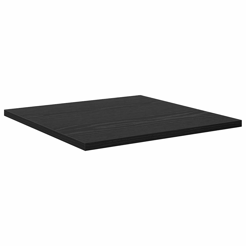 Étagère à livres 4 pcs Noir 40 x 40 x 1.5 cm Bois d'ingénierie