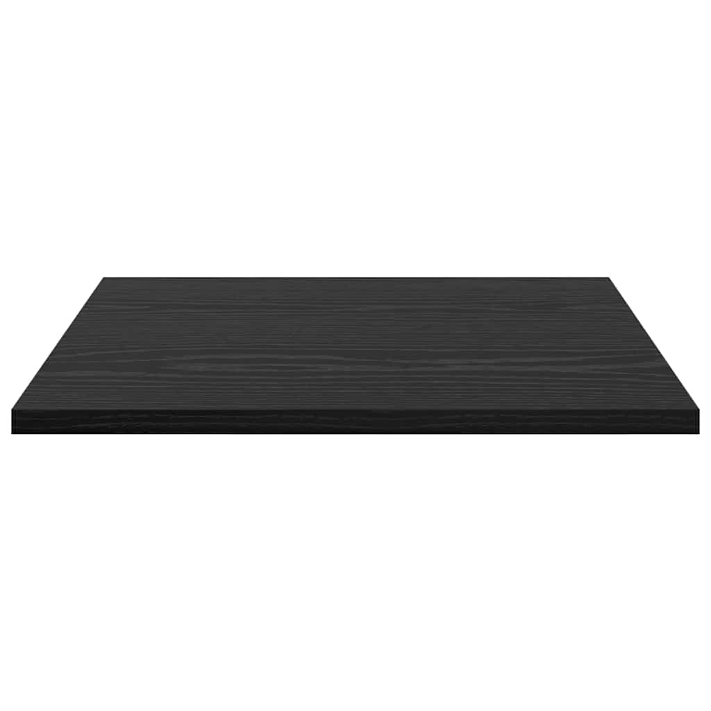 Étagère à livres 4 pcs Noir 40 x 40 x 1.5 cm Bois d'ingénierie