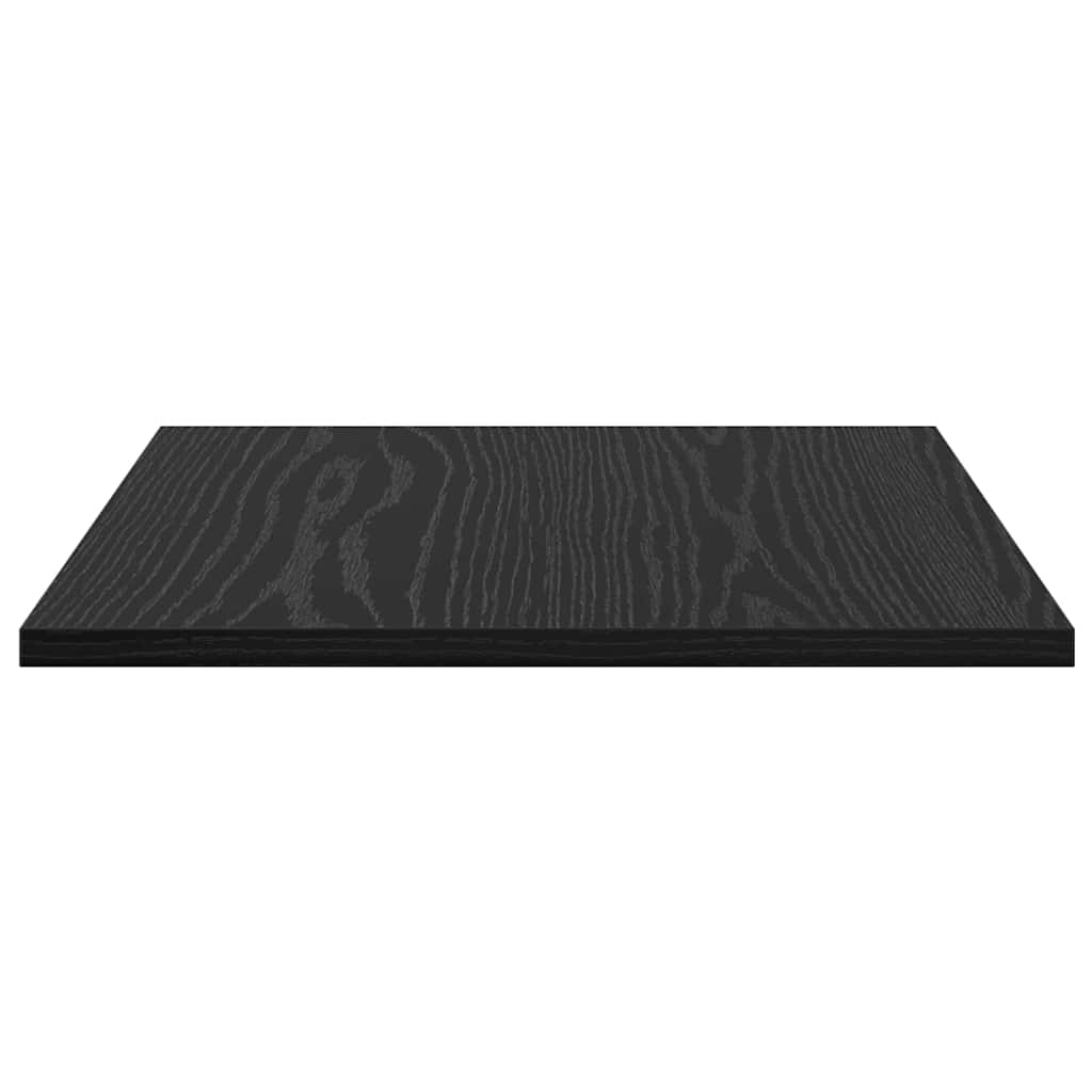 Étagère à livres 4 pcs Noir 40 x 40 x 1.5 cm Bois d'ingénierie