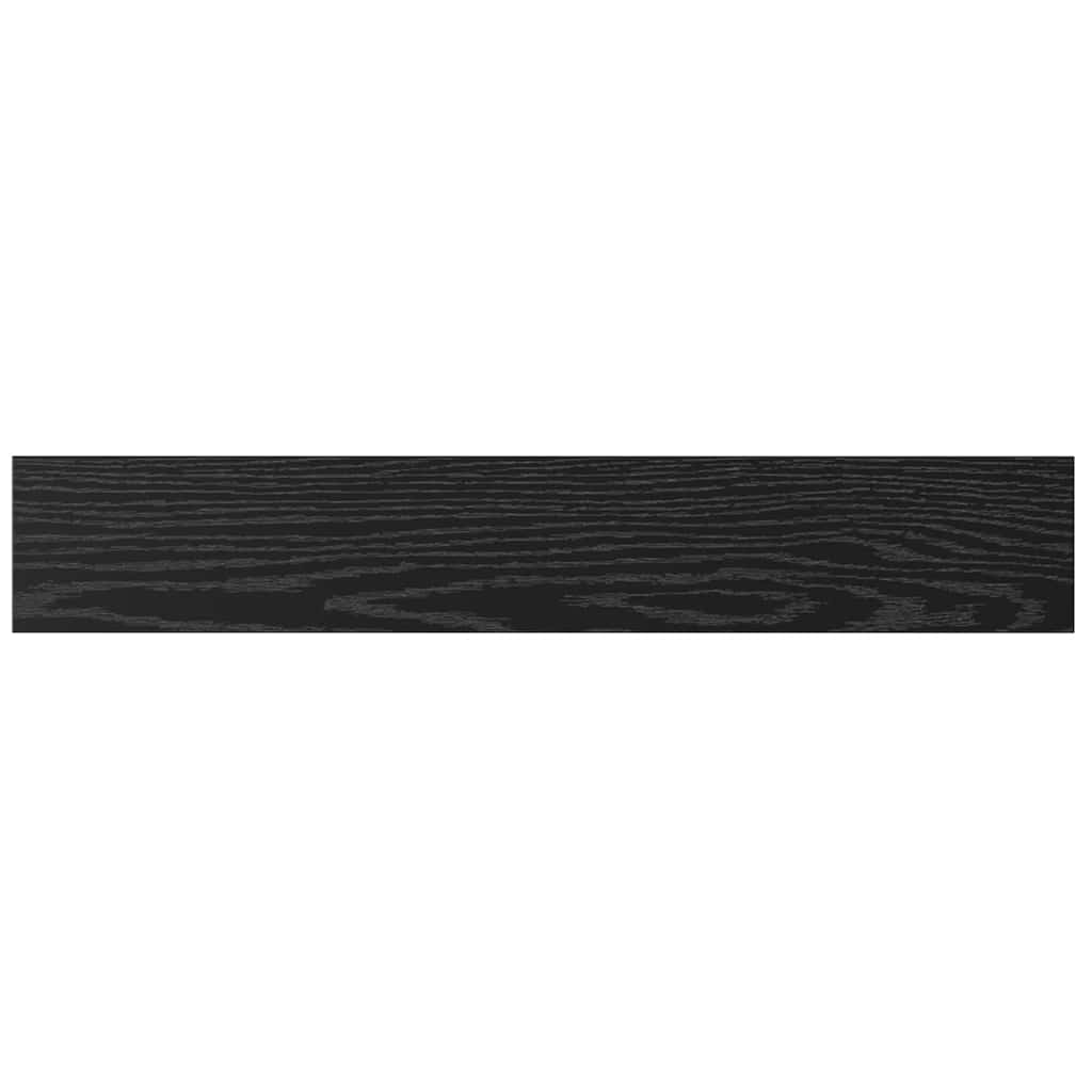 Étagère à livres 4 pcs Noir 60 x 10 x 1.5 cm Bois d'ingénierie