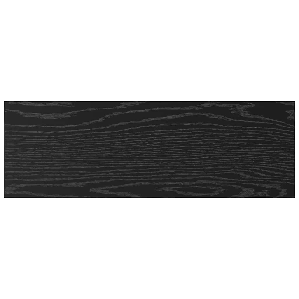 Étagère à livres 4 pcs Noir 60 x 20 x 1.5 cm Bois d'ingénierie