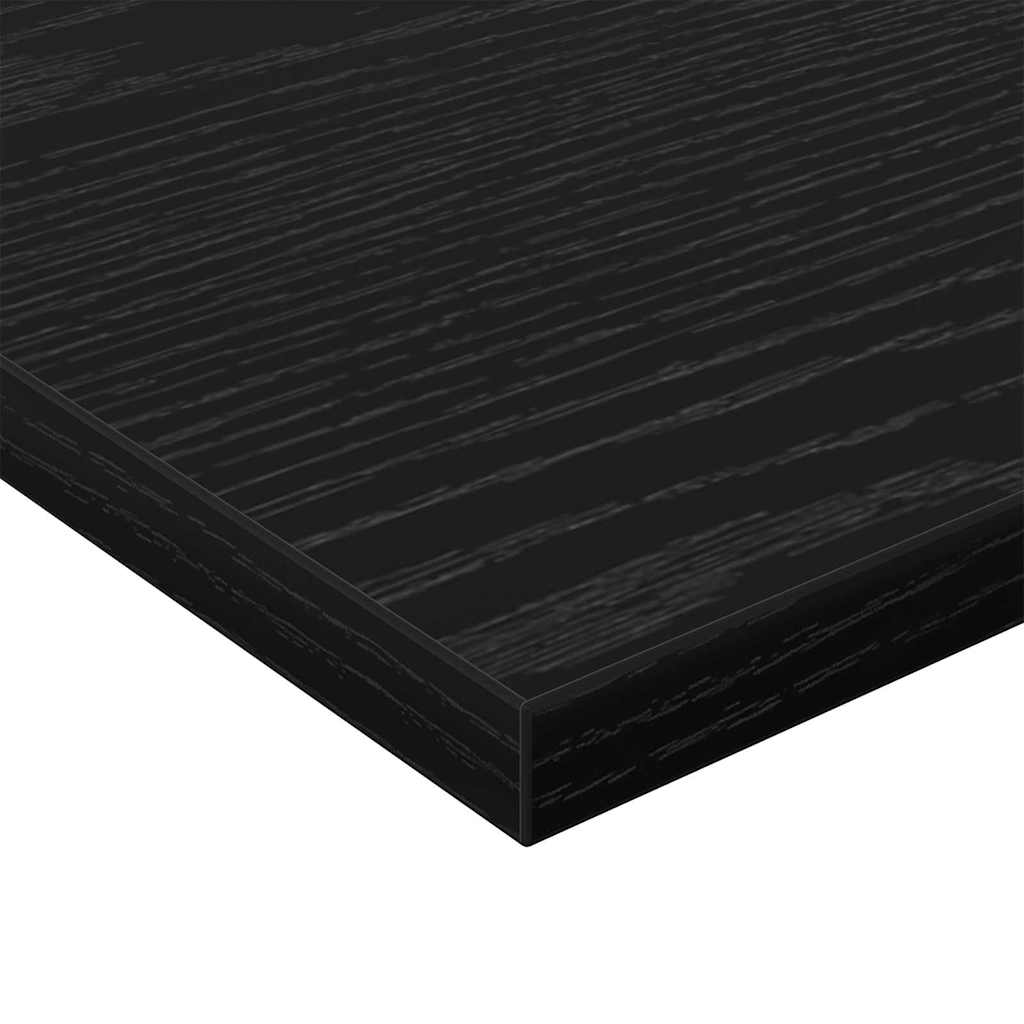 Étagère à livres 4 pcs Noir 60 x 30 x 1.5 cm Bois d'ingénierie