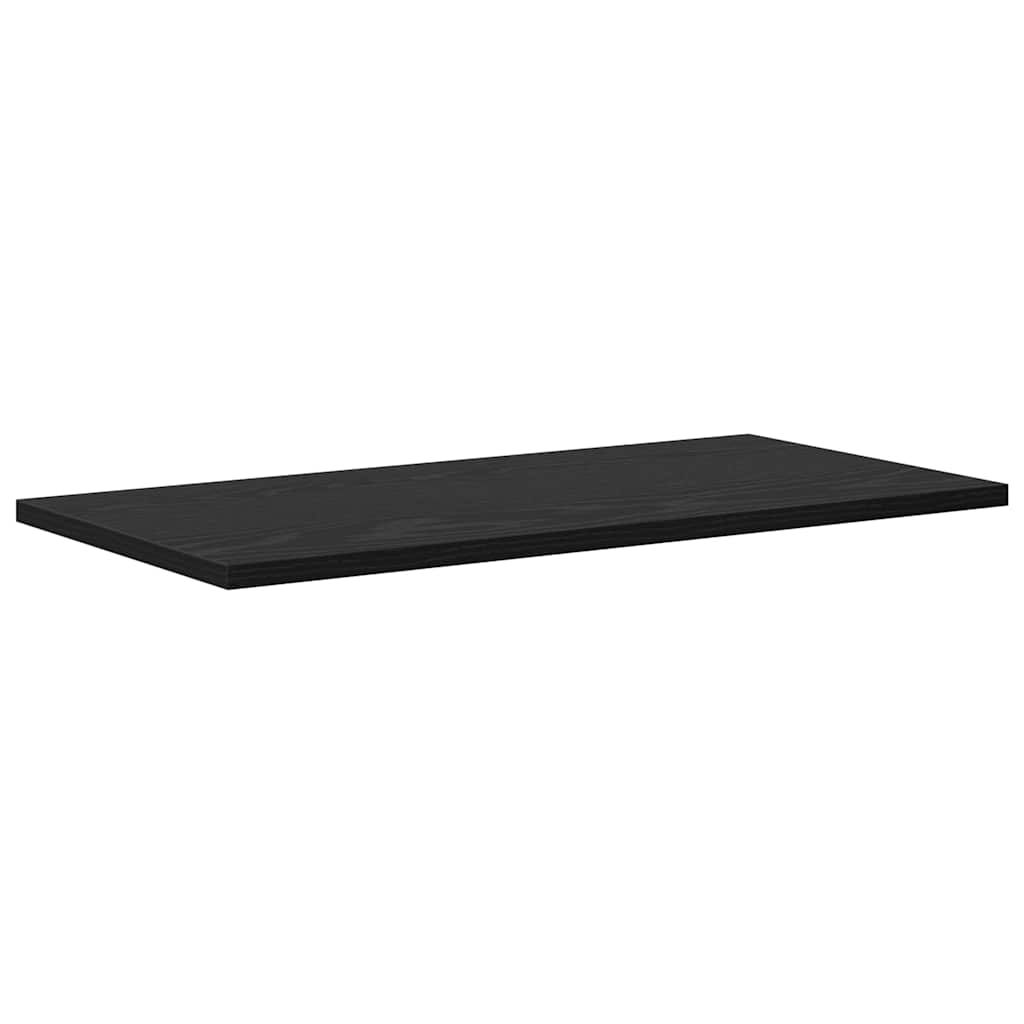 Étagère à livres 4 pcs Noir 60 x 30 x 1.5 cm Bois d'ingénierie