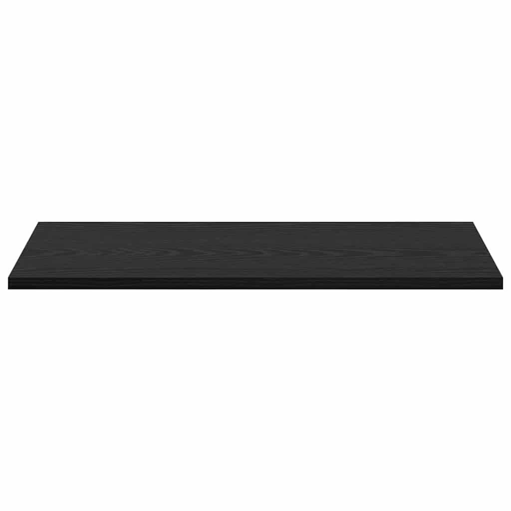 Étagère à livres 4 pcs Noir 60 x 30 x 1.5 cm Bois d'ingénierie