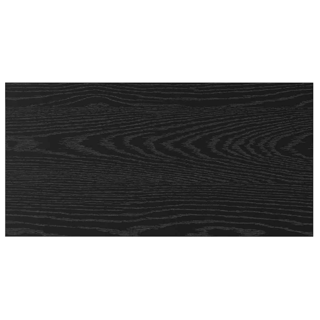 Étagère à livres 4 pcs Noir 60 x 30 x 1.5 cm Bois d'ingénierie