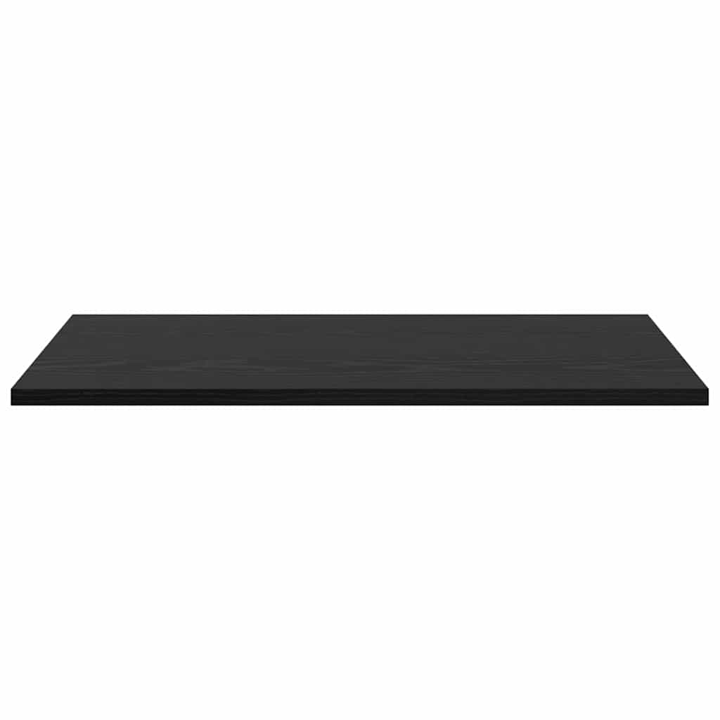 Étagère à livres 4 pcs Noir 60 x 40 x 1.5 cm Bois d'ingénierie