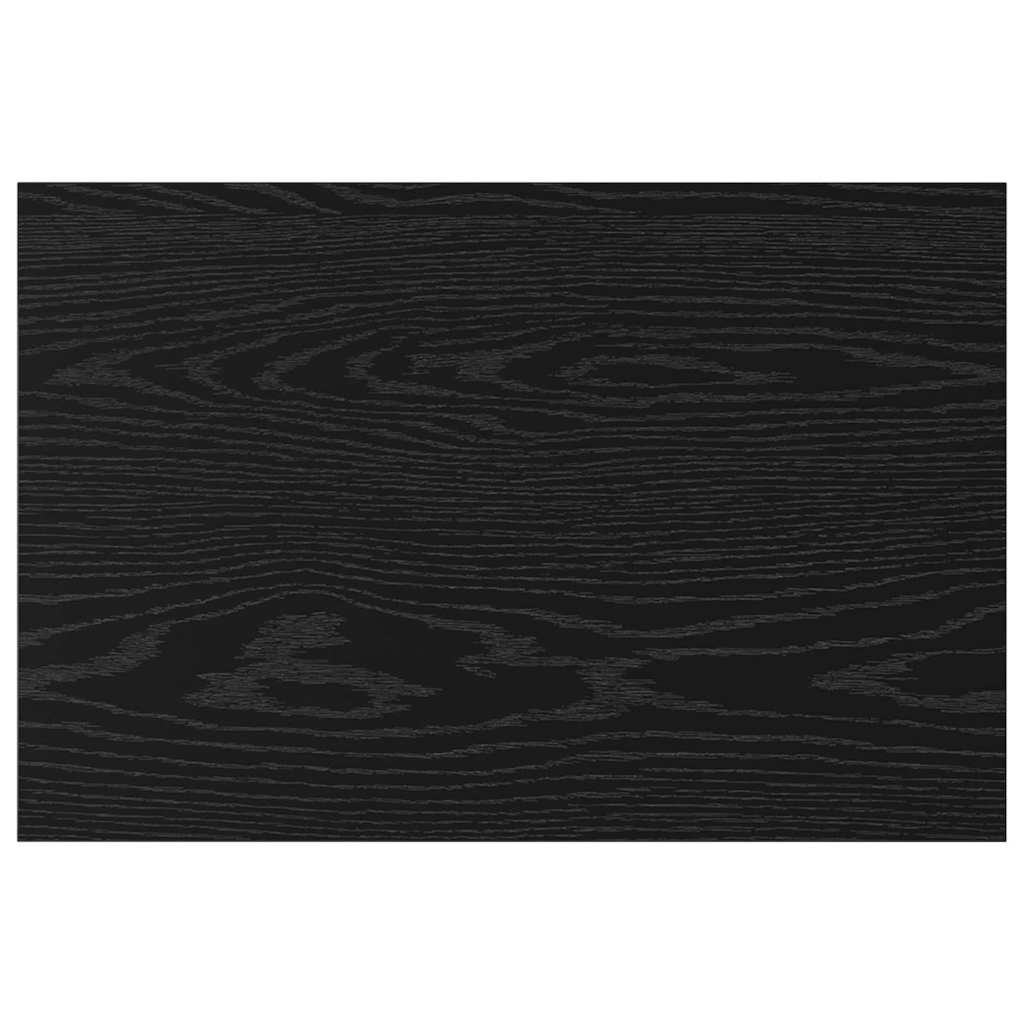 Étagère à livres 4 pcs Noir 60 x 40 x 1.5 cm Bois d'ingénierie