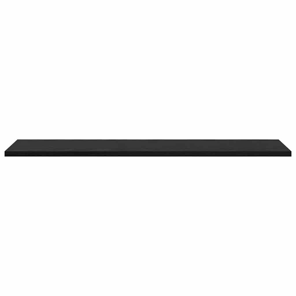Étagère à livres 4 pcs Noir 80 x 20 x 1.5 cm Bois d'ingénierie