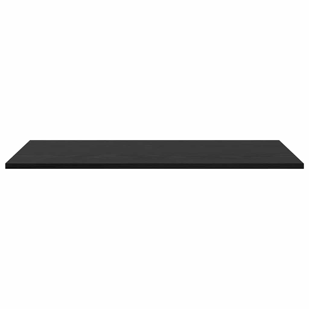 Étagère à livres 4 pcs Noir 80 x 40 x 1.5 cm Bois d'ingénierie
