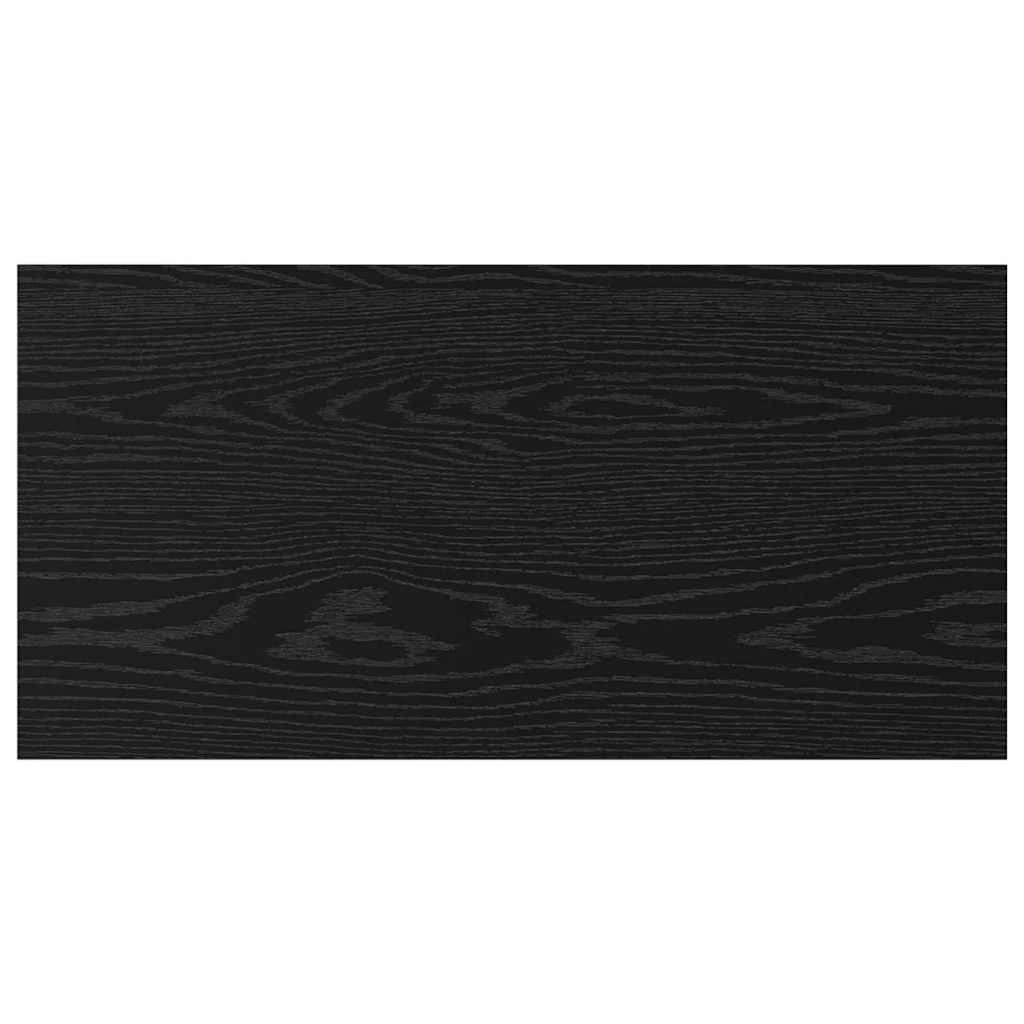 Étagère à livres 4 pcs Noir 80 x 40 x 1.5 cm Bois d'ingénierie