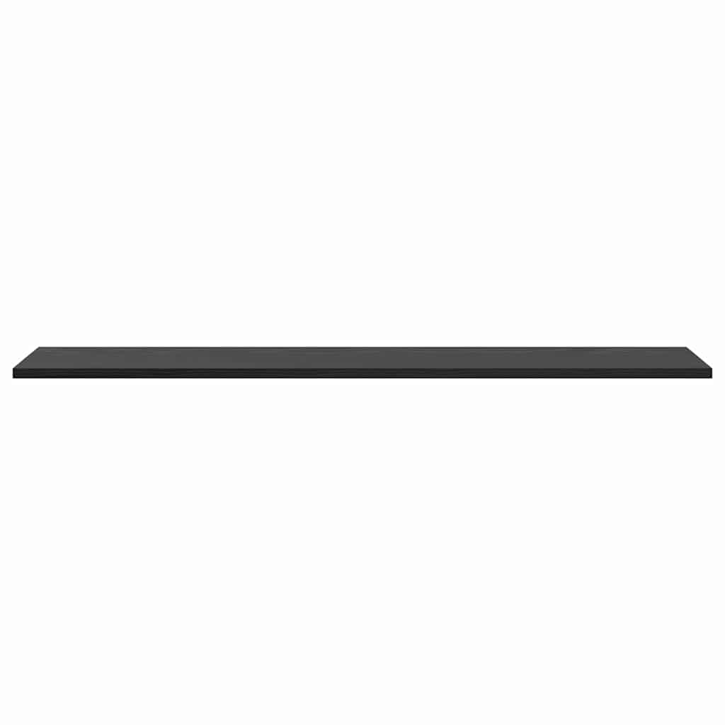 Étagère à livres 4 pcs Noir 100 x 20 x 1.5 cm Bois d'ingénierie