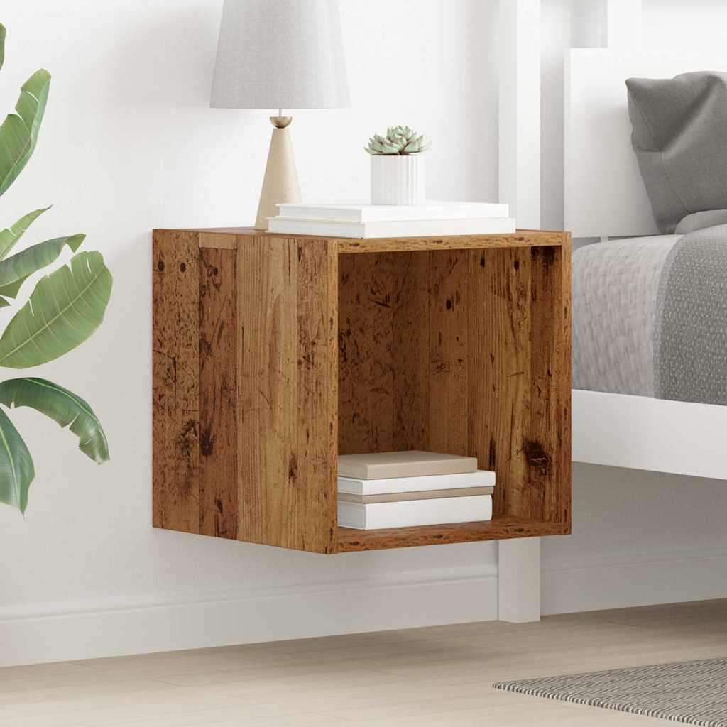 Meuble mural Bois ancien 37 x 37 x 37 cm Bois d'ingénierie