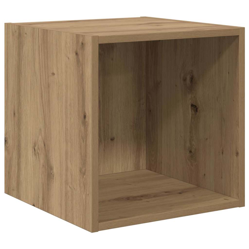 Meuble mural chêne artisanal 37 x 37 x 37 cm Bois d'ingénierie
