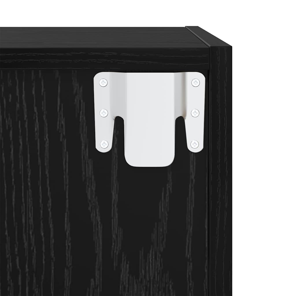 Meuble mural Chêne noir 37 x 37 x 37 cm Bois d'ingénierie
