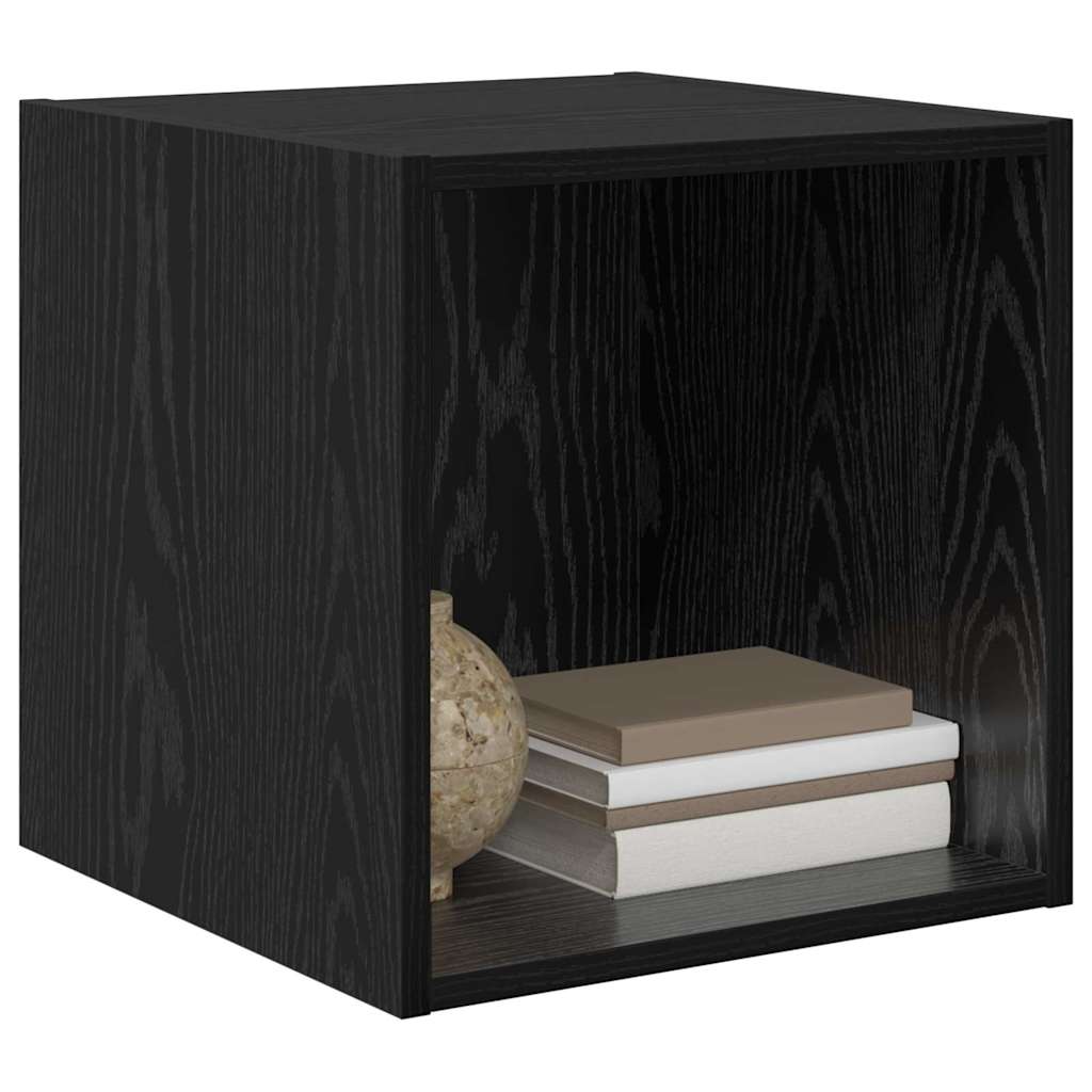 Meuble mural Chêne noir 37 x 37 x 37 cm Bois d'ingénierie