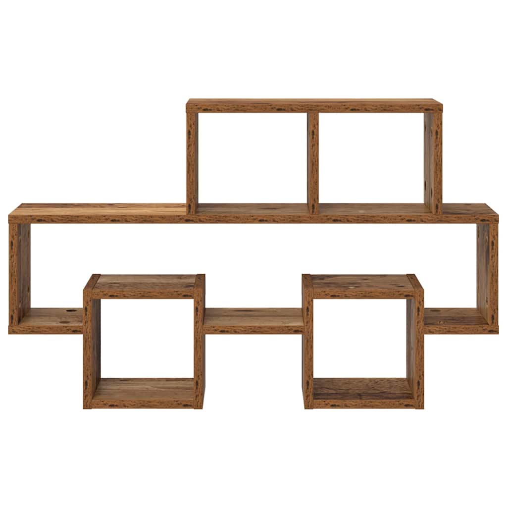 Étagère Murale Bois ancien 82 x 15 x 51 cm Bois d'ingénierie