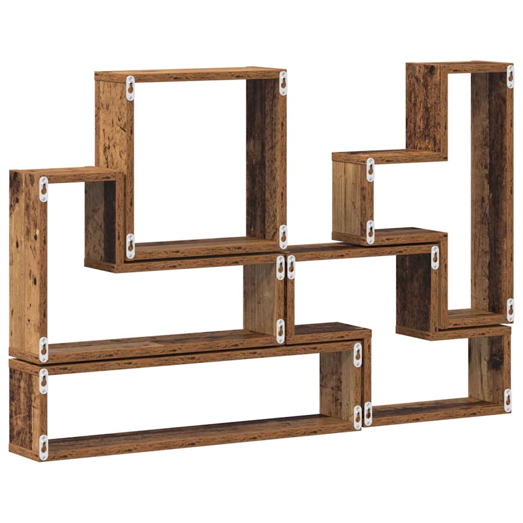 Cube mural Autre Bois ancien 96 x 12 x 64 cm Bois d'ingénierie