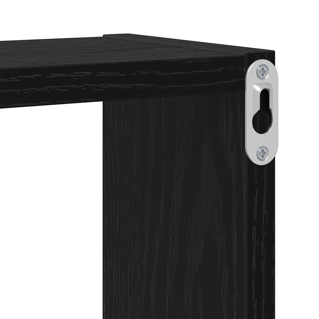 Cube mural Autre Chêne noir 96 x 12 x 64 cm Bois d'ingénierie