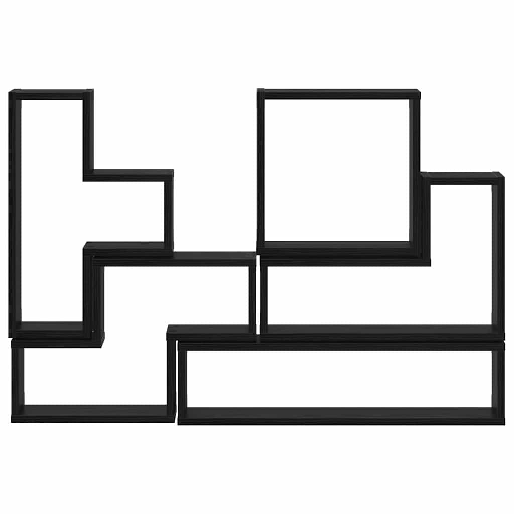 Cube mural Autre Chêne noir 96 x 12 x 64 cm Bois d'ingénierie