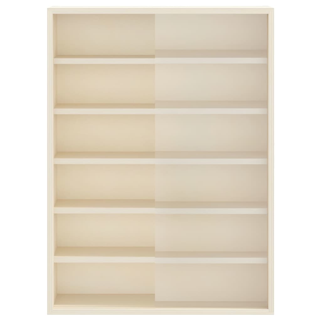 Boîte d'Exposition en Bois Marron 40 x 8,5 x 54 cm Contreplaqué