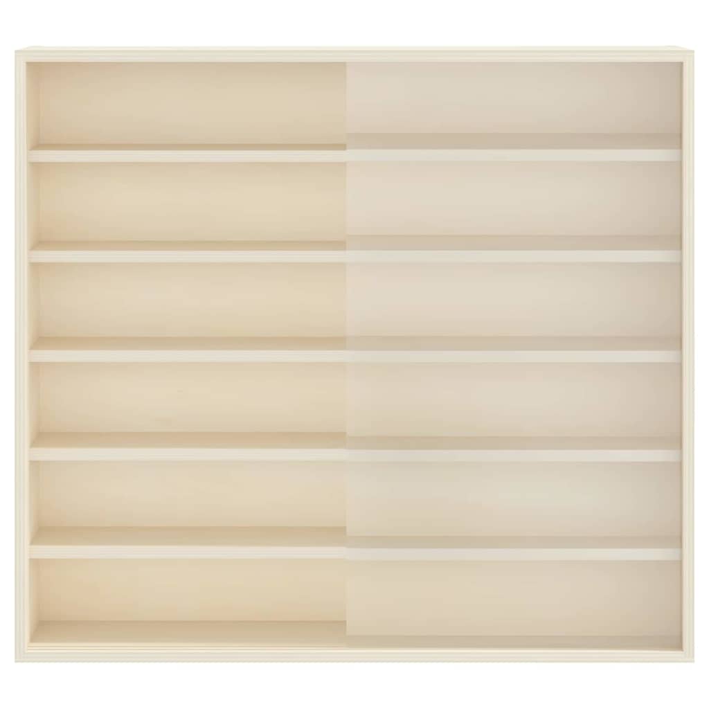 Boîte d'Exposition en Bois Marron 60 x 8,5 x 54 cm Contreplaqué