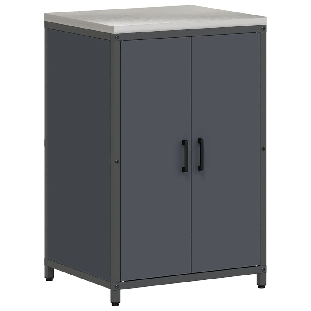 Ensemble de rangement cuisine 2 pcs Anthracite 150 x 50 x 92 cm