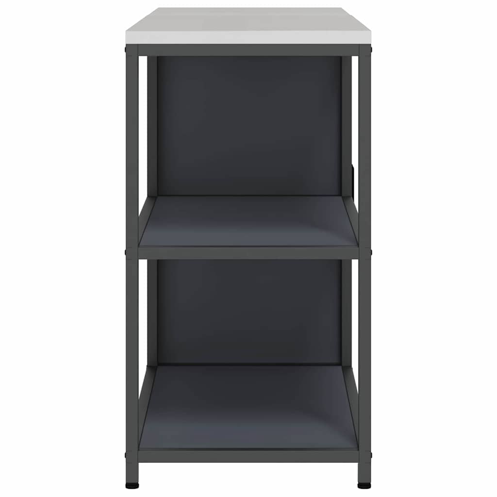 Ensemble de rangement cuisine 2 pcs Anthracite 150 x 50 x 92 cm