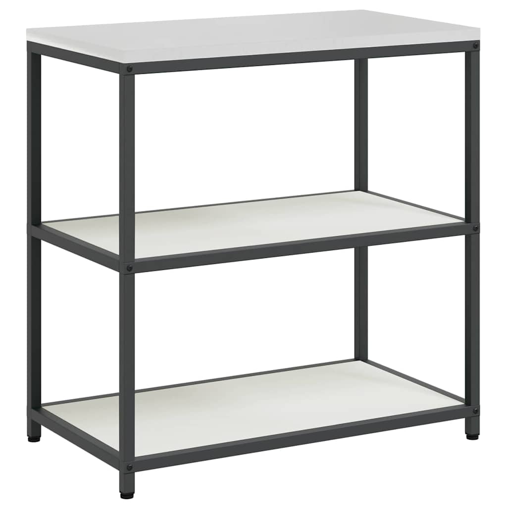 Ensemble de rangement cuisine 3 pcs Blanc 210 x 50 x 92 cm