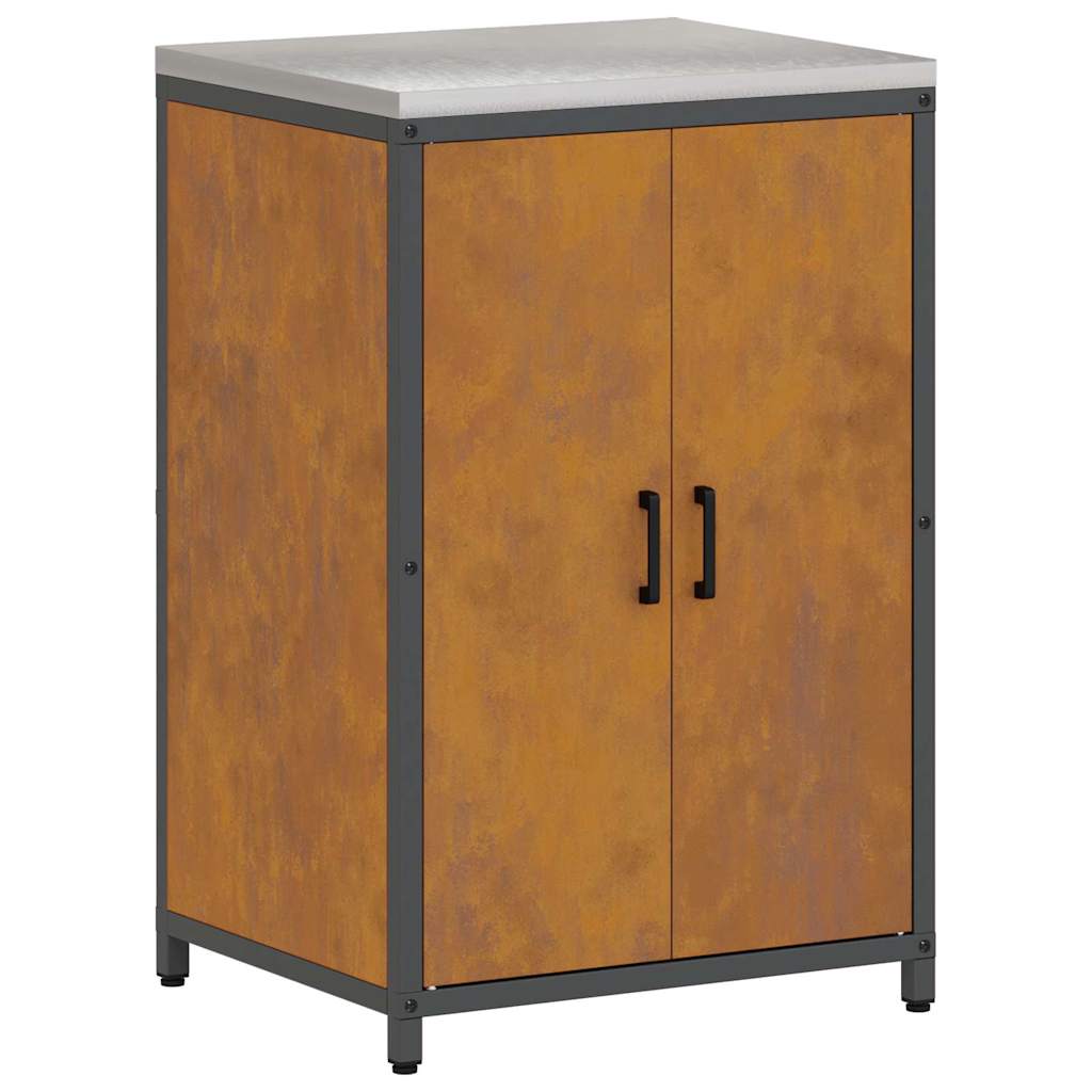 Ensemble de rangement cuisine 3 pcs Rouillé 210 x 50 x 92 cm