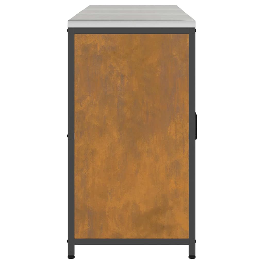 Ensemble de rangement cuisine 3 pcs Rouillé 210 x 50 x 92 cm