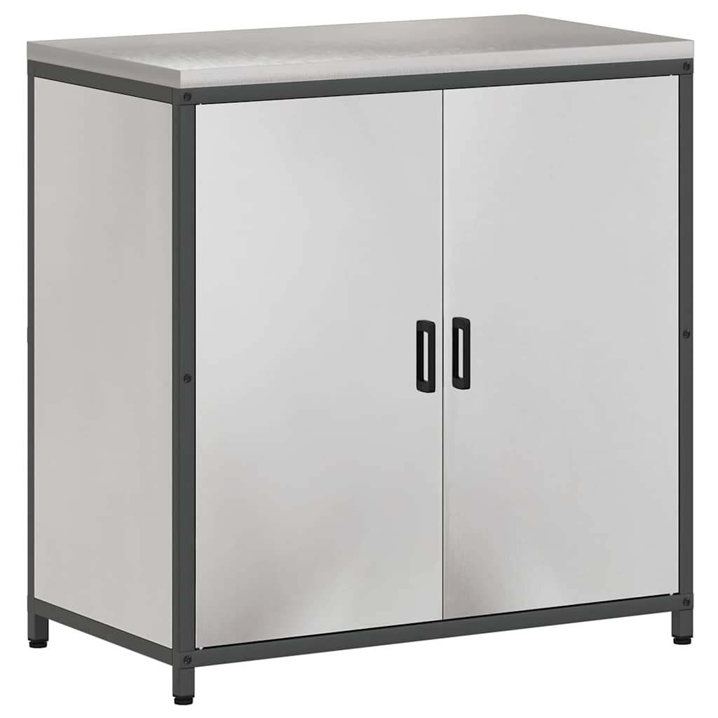 Ensemble de rangement cuisine 3 pcs Argent 240 x 50 x 92 cm