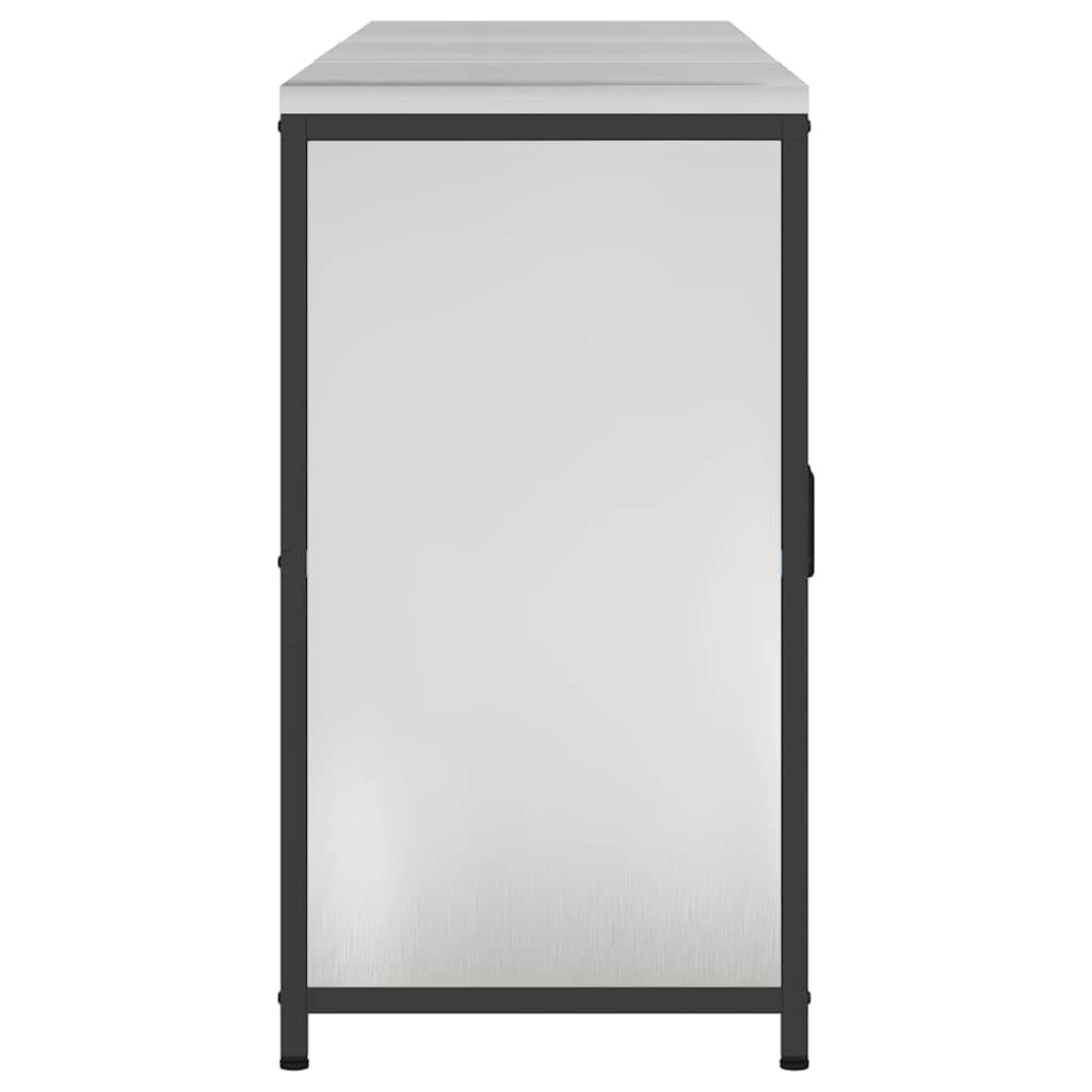 Ensemble de rangement cuisine 3 pcs Argent 240 x 50 x 92 cm