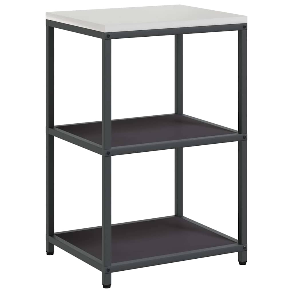 Ensemble de rangement cuisine 2 pcs Noir 120 x 50 x 92 cm