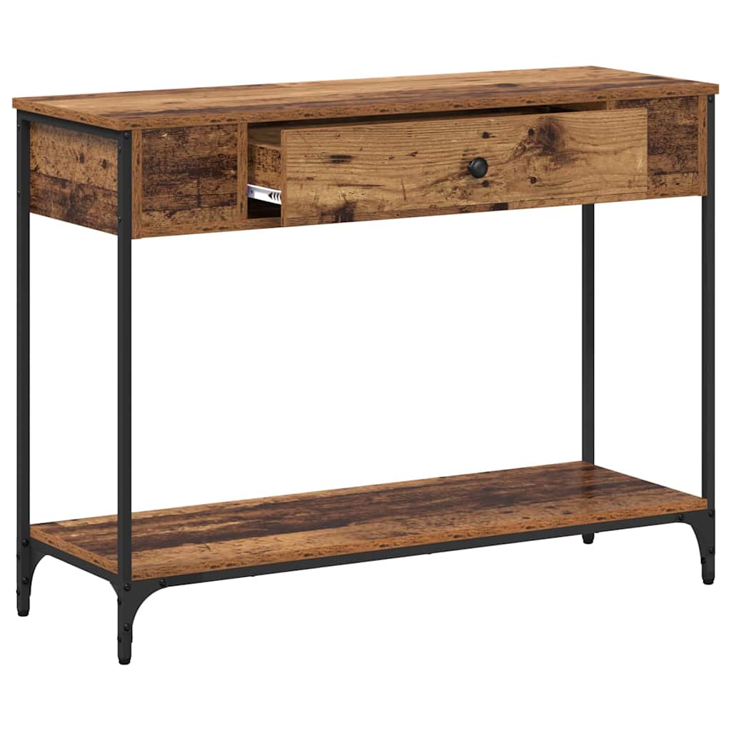 Table console Bois ancien 100 x 34.5 x 75 cm Bois d'ingénierie