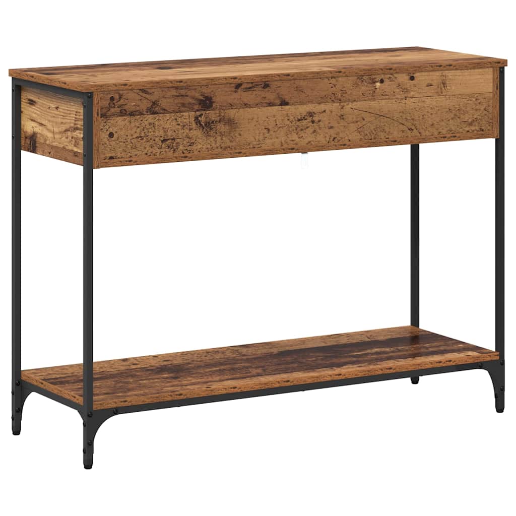 Table console Bois ancien 100 x 34.5 x 75 cm Bois d'ingénierie