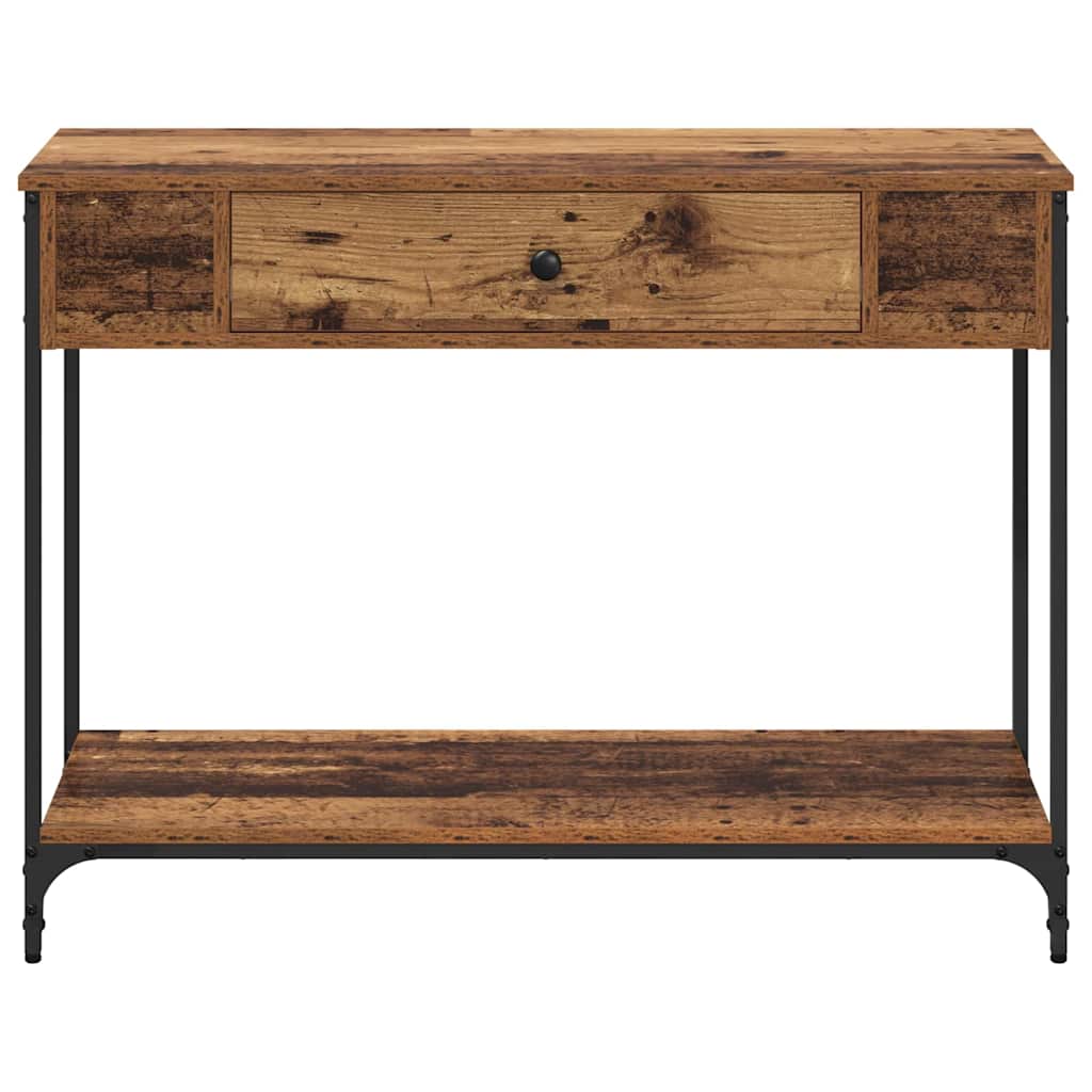 Table console Bois ancien 100 x 34.5 x 75 cm Bois d'ingénierie
