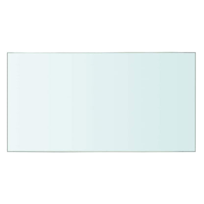 Panneau d’étagère Verre transparent 30 x 12 cm