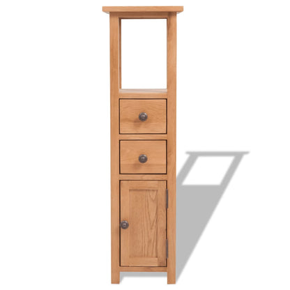 Étagère d’angle 26x26x94 cm Bois de chêne massif
