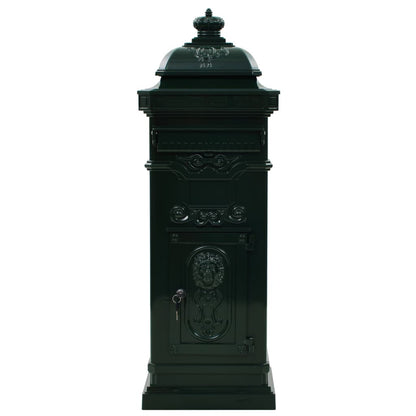 Boîte aux lettres à pilier Aluminium Vintage antirouille Vert