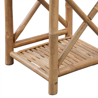 Étagère à 5 niveaux carré bambou
