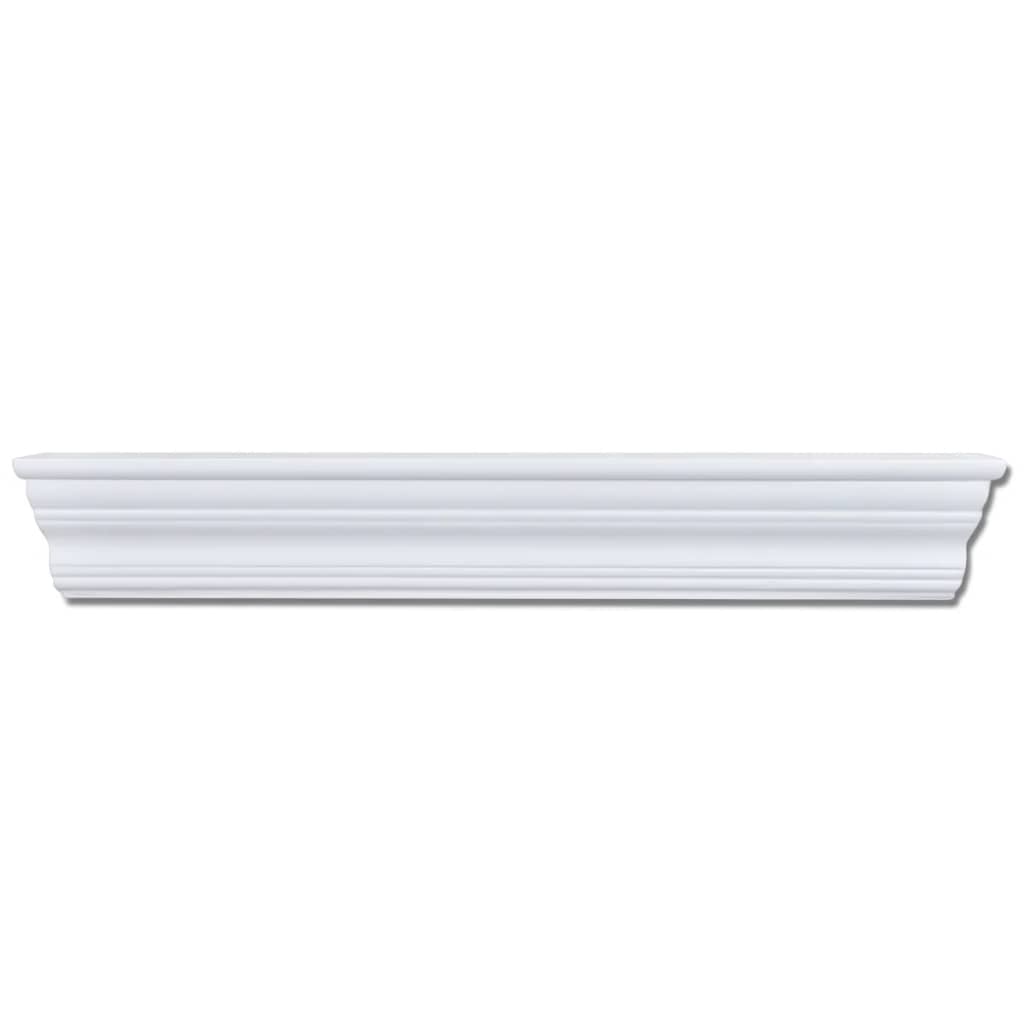 Étagères murales Aaliyah 2 pcs Blanc