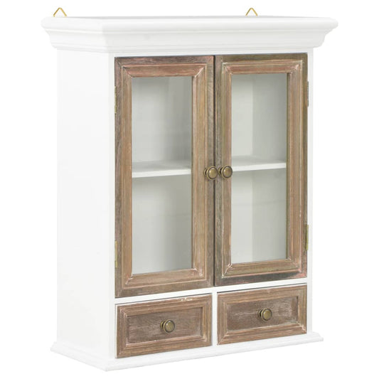 Armario de pared Blanco 49x22x59 cm Madera de ingeniería