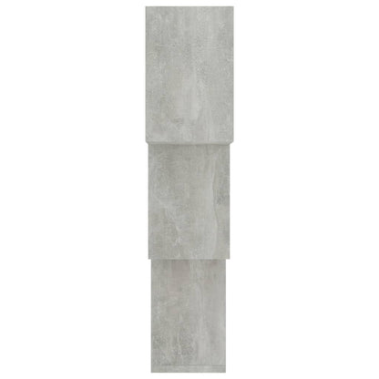Étagères murales cubiques gris béton 68x15x68cm bois ingénierie